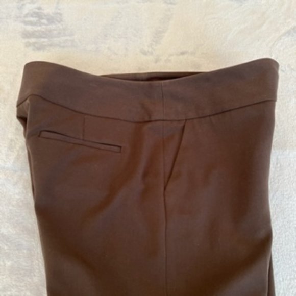 Apt 9 Modern Fit Women's Trousers 10 Brown - Picture 10 of 13